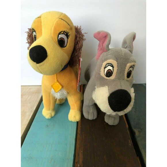 Disney Store Lady and the Tramp Stuffed Plush Animals - Picture 1 of 3